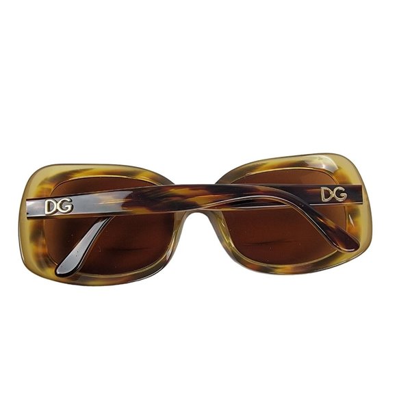 Vtg Dolce And Gabbana Sunglasses Tortoise Shell Glasses DG4503 Brown Round - Picture 2 of 6